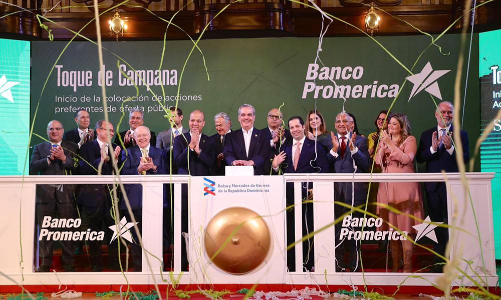 Banco Promerica coloca acciones en mercado de valores